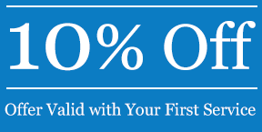 10% Off, Offer Valid with Your First Service